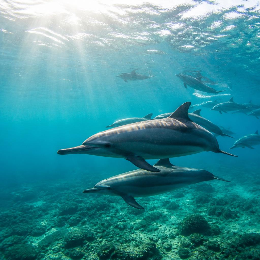 Speed Boat — Dolphin & Crystal Rock